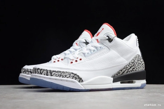White Air 923096-101 Free 3 Cement 923096-101 Retro Jordan Throw Line 0717